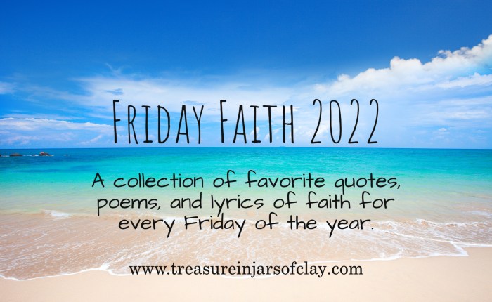 Friday Faith