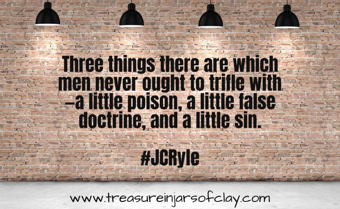 Saturday Sayings 2026 JAN: J.C.&nbsp;Ryle